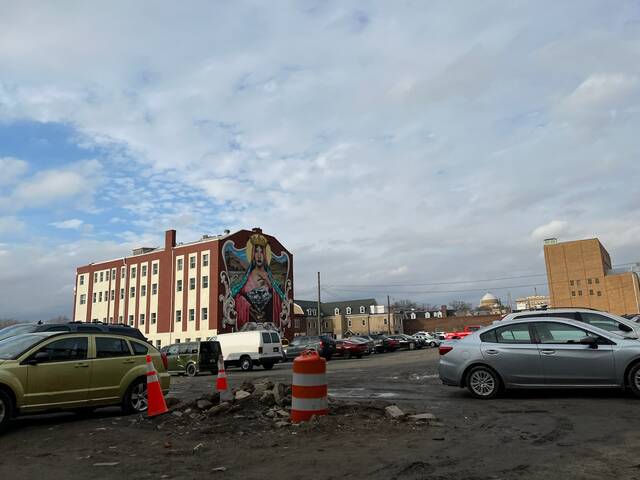 129476600_web1_sterling
The pending American Rescue Plan funding requests before Luzerne County Council include $3 million to help construct a 250-car public garage at the former Hotel Sterling site at North River and West Market streets in Wilkes-Barre. Council caps would limit the allocation to $2 million.
Roger DuPuis | Times Leader