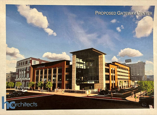 130201400_web1_sterling
Luzerne County Council wont be voting this year on a $3 million allocation toward this proposed hotel/convention center project at the former Hotel Sterling site on the corner of River and Market streets in Wilkes-Barre because the developer is waiting until council reorganizes in 2024. Five new council members are set to take the oath of office on Jan. 2.
Submitted photo