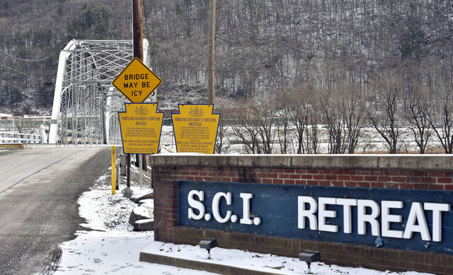 131370385_web1_SCI-retreat
The state has asked if Luzerne Countys Redevelopment Authority is interested in moving forward with any projects at the former SCI Retreat in Newport Township, which closed in 2021. Authority members said they are not in a position to launch a project but are willing to assist other governmental entities that may be interested in exploring reuse.
Times Leader file photo