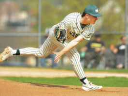 
			
				                                Wyoming Area starter Jacob Snyder pitched 6.2 innings with 13 strikeouts and combined with Alex Vacula to no-hit Lake-Lehman.
                                 Fred Adams | For Times Leader

			
		