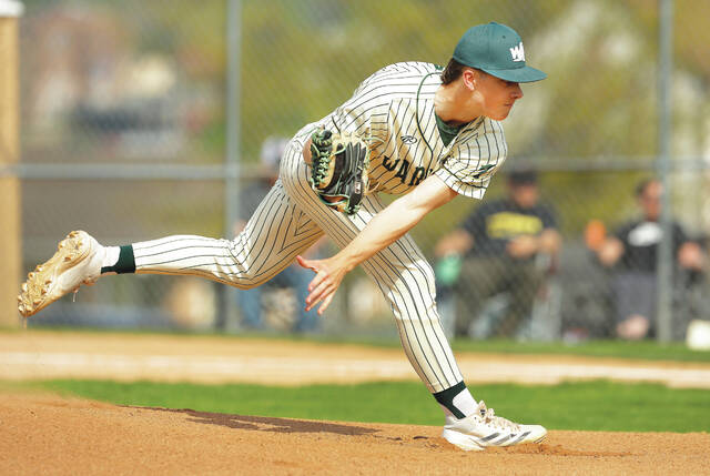 131477287_web1_wa_leh6_faa
Wyoming Area starter Jacob Snyder pitched 6.2 innings with 13 strikeouts and combined with Alex Vacula to no-hit Lake-Lehman.
Fred Adams | For Times Leader