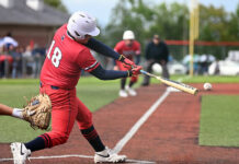 
			
				                                Pittston Area’s Jacoby Harnen singles in Silvio Giardina in the second inning.
                                 Tony Callaio | For Times Leader

			
		
