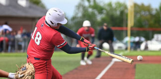 
			
				                                Pittston Area’s Jacoby Harnen singles in Silvio Giardina in the second inning.
                                 Tony Callaio | For Times Leader

			
		