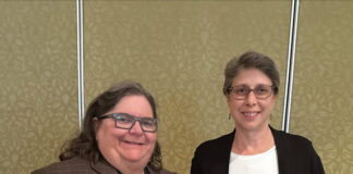 
			
				                                Luzerne County Manager Romilda Crocamo, left, and county Recycling Coordinator Beth DeNardi accepted the Governor’s Award for Environmental Excellence in Harrisburg last week in recognition of the county’s eco-friendly renovations of a former Air Reserve Center on Wyoming Avenue in Wyoming.
                                 Submitted Photo

			
		