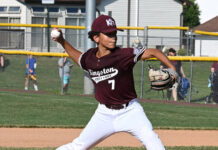 
			
				                                Kingston/Forty Fort winning pitcher Kye Kushnir went the distance in capturing the District 31 Major Baseball championship, defeating Back Mountain National at Jenkins Twp. Field on Monday evening.
                                 Tony Callaio | For Times Leader

			
		
