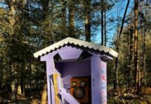 
			
				                                A trail walker snapped this picture of Tara Yamelski’s vandalized wind phone that she had placed on the Back Mountain Trail on Sept. 20.
                                 Submitted Photo

			
		