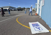 Voters reject revised Luzerne County home rule charter
A lone voter arrives to vote in Dallas Twp. on a windy day that toppled the vote here sign.
Mark Moran | For Times Leader