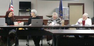
			
				                                Luzerne County’s election board determined which general election provisional and flagged mail ballots must be accepted and rejected during Thursday’s public adjudication. Board members, from left, are: Vice Chairwoman Alyssa Fusaro, Chairwoman Christine Boyle, Daniel Schramm, and Albert Schlosser. Board member Rick Morelli was absent.
                                 Jennifer Learn-Andes | Times Leader

			
		