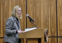 
			
				                                Luzerne County Operational Services Division Head Michele Sparich, speaks a recent county budget presentation, discussing federal American Plan Act Fund closeout requirements.
                                 Jennifer Learn-Andes | Times Leader File Photo

			
		