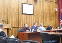 Luzerne County election director raise and new division head survive 2026 budget cuts
Luzerne County Manager Romilda Crocamo, at right, makes a point about employee compensation during Tuesdays County Council work session, with county Budget/Finance Division Head Mary Roselle at the podium. Council members seated from left are: Jimmy Sabatino, Greg Wolovich, Chris Perry, and Patty Krushnowski.
Jennifer Learn-Andes | Times Leader