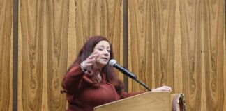 
			
				                                Republican Alyssa Fusaro, shown at this weeks Luzerne County Council meeting, outlined concerns she encountered as a county Election Board member in a report to council Thursday.
                                 Jennifer Learn-Andes | Times Leader

			
		