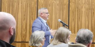 
			
				                                Luzerne County Correctional Services Division Head James Wilbur, at the podium, highlighted inmate medical needs as a pressing challenge during his November budget presentation to County Council. Wilbur submitted his resignation on Monday.
                                 File photo

			
		