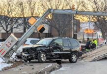 
			
				                                A traffic signal was knocked out of service when two vehicles collided in January 2025 at Hazle Street and South Pennsylvania Avenue in Wilkes-Barre. Luzerne County recently completed a 218-page, grant-funded assessment of roadway safety concerns and how to address them.
                                 Ed Lewis | Times Leader file photo

			
		
