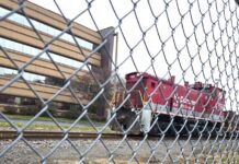 
			
				                                The county-owned rail line that intersects Market Street in Wilkes-Barre.
                                 Times Leader file photo

			
		