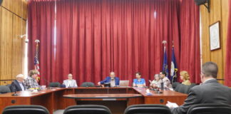
			
				                                Pennsylvania State Rep. Jamie Walsh, R-Ross Twp., listens to Luzerne County Election Task Force recommendations Thursday at the county courthouse in Wilkes-Barre. The task force members in attendance, from left: Thomas Baldino, Ethan Krzysik, Theodore Fitzgerald, County Administrative Services Division Head Jim Rose (moderator), Linda Joseph, Audrey Serniak, and County Council members John Lombardo and Patty Krushnowski.
                                 Jennifer Learn-Andes | Times Leader

			
		