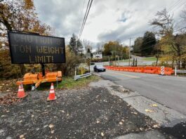 
			
				                                Luzerne County has started a project to replace the 106-year-old, county-owned Harris Hill Road Bridge over Toby Creek in Kingston Township, shown in 2023.
                                 Times Leader File Photo

			
		