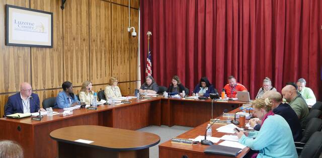 132378705_web1_councilmay26
Luzerne County Council unanimously voted Tuesday to approve a new $15 fee on deeds and mortgages recorded in the county to fund the creation of a blight demolition fund.
Jennifer Learn-Andes | Times Leader