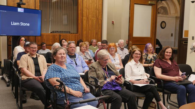 <p>Luzerne County residents filled the meeting room for Thursday’s County Council public hearing on a proposed anti-discrimination ordinance.</p>
<p>Jennifer Learn-Andes | Times Leader</p>