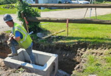 
			
				                                Drainage work is underway to reduce water pooling on Luzerne County-owned Broadway Road in Ross Township. This project will also include roadway base repairs and paving, and the addition of bike lanes on both sides of the road, a county update said.
                                 Submitted photo

			
		
