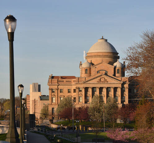 
			
				                                Luzerne Countys new proposed annual capital plan would earmark $500,000 for facade repairs on the historic county courthouse on River Street in Wilkes-Barre, shown here.
                                 File photo

			
		