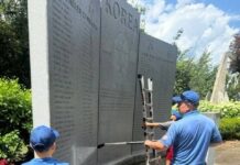 Luzerne County Courthouse grounds spruced up for America’s 250th
Monuments on the Luzerne County Courthouse south lawn have been cleaned using a $3,150 allocation from the countys Marcellus Shale natural-gas recreation funding.
Submitted photo